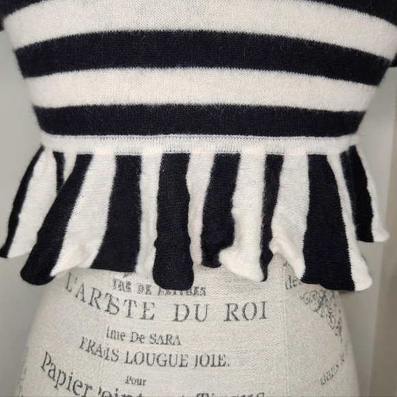 Striped Cashmere Cardigan - Picture 8 of 9